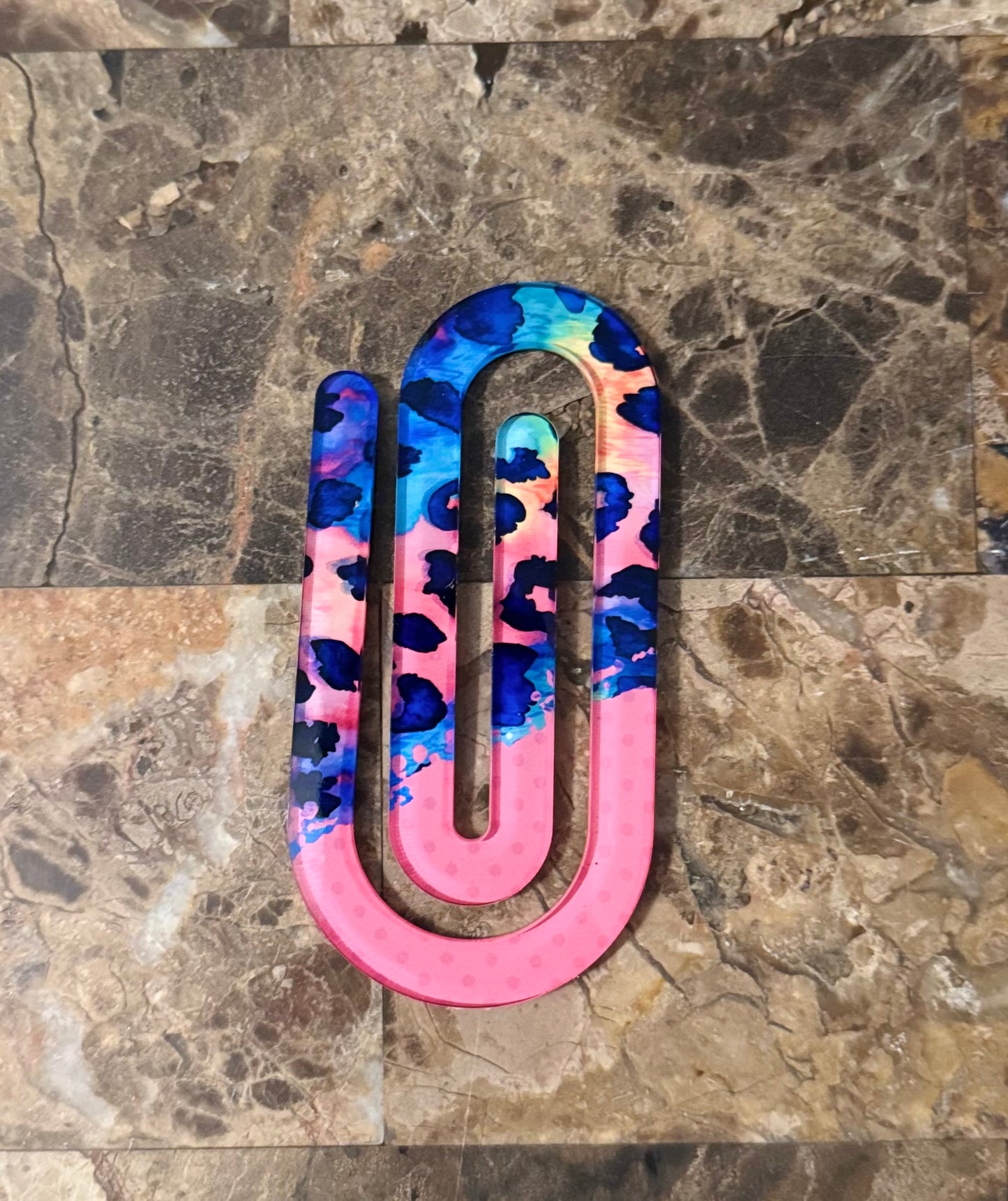 Customized Large Acrylic Paperclip