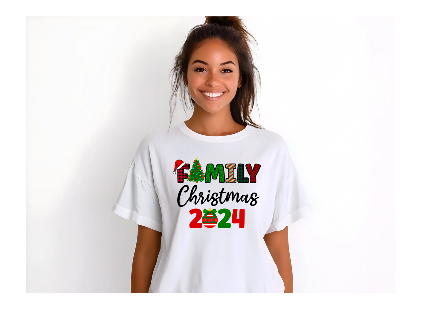 Family Christmas 2024 Crewneck Sweatshirt