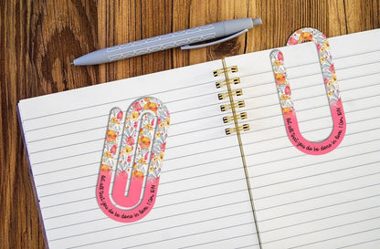 Customized Large Acrylic Paperclip