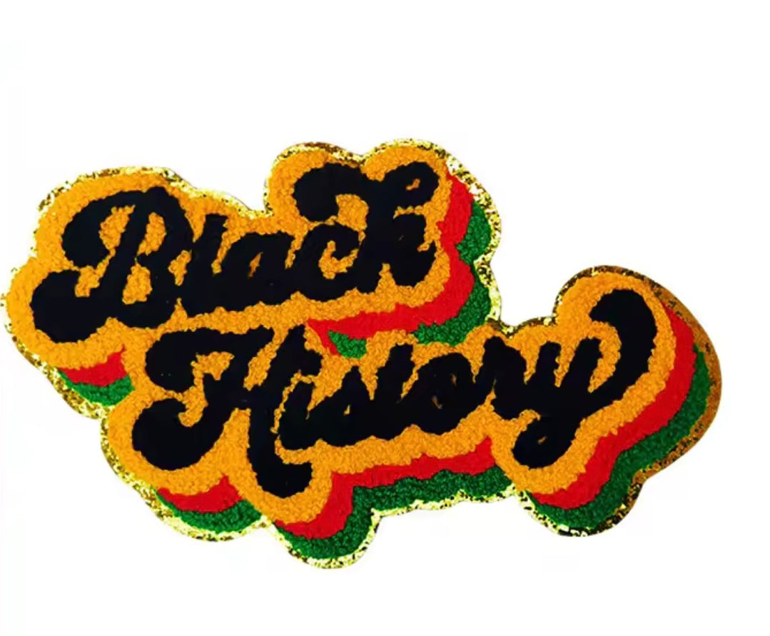 Black History Chenille Patch