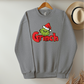 Christmas Chenille Patches Crewneck Sweatshirt