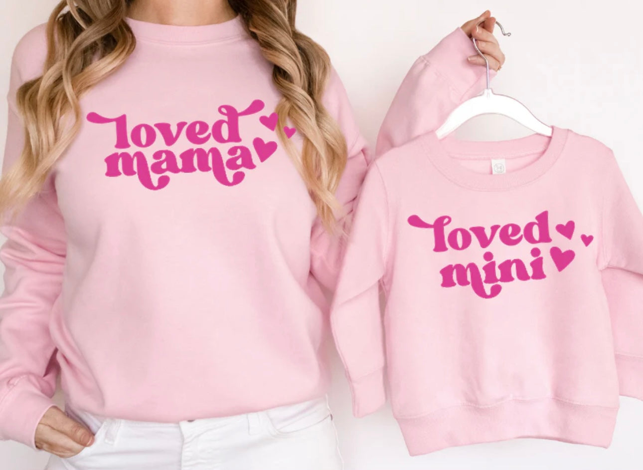 Screen Print- Loved Mini (Pink)