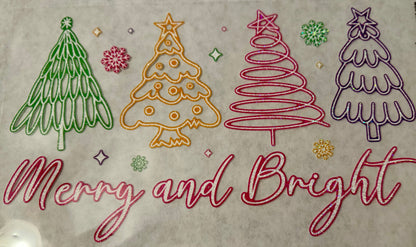 Glitter Clear Film- Merry & Bright Neon Apparel