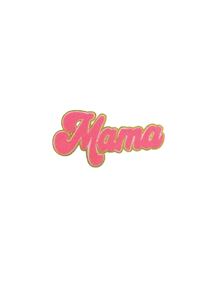 Mama Chenille Patches Crewneck Sweatshirt