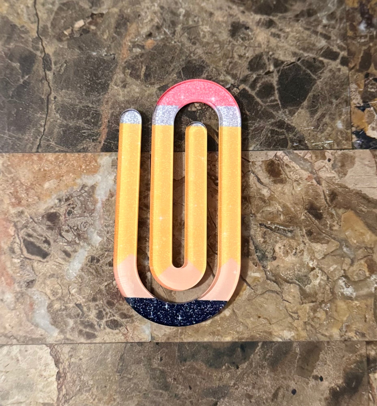 Customized Large Acrylic Paperclip