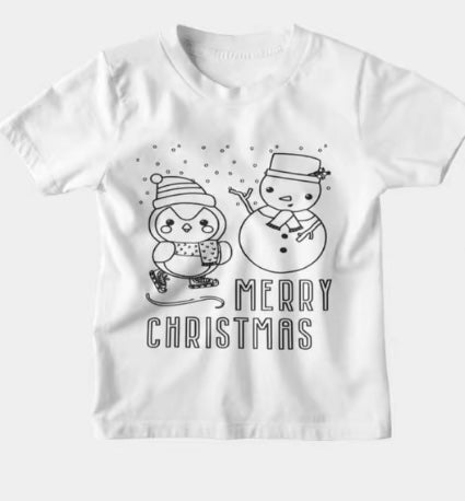 Kids/Youth T-Shirt Coloring Sets