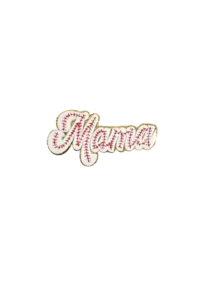 Mama Chenille Patches Crewneck Sweatshirt