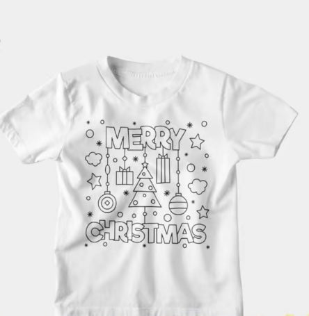 Kids/Youth T-Shirt Coloring Sets