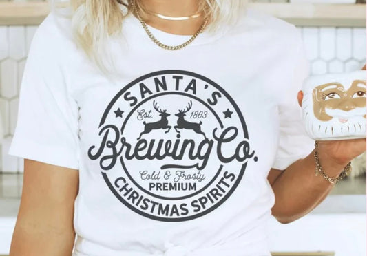 Screen Print- Santa’s Brewing Co