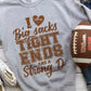 I Love Big Sacks Football Apparel