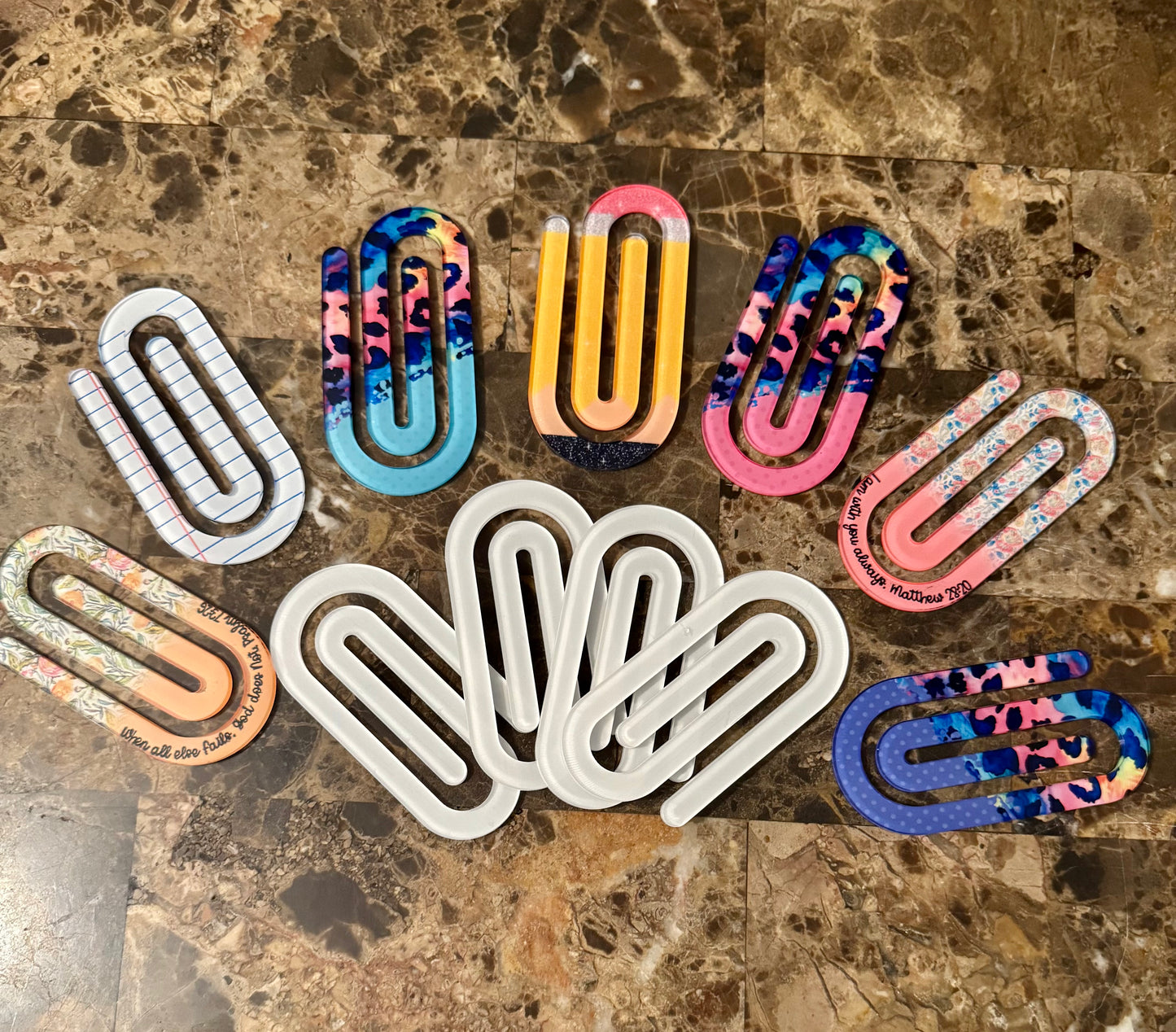 Customized Large Acrylic Paperclip